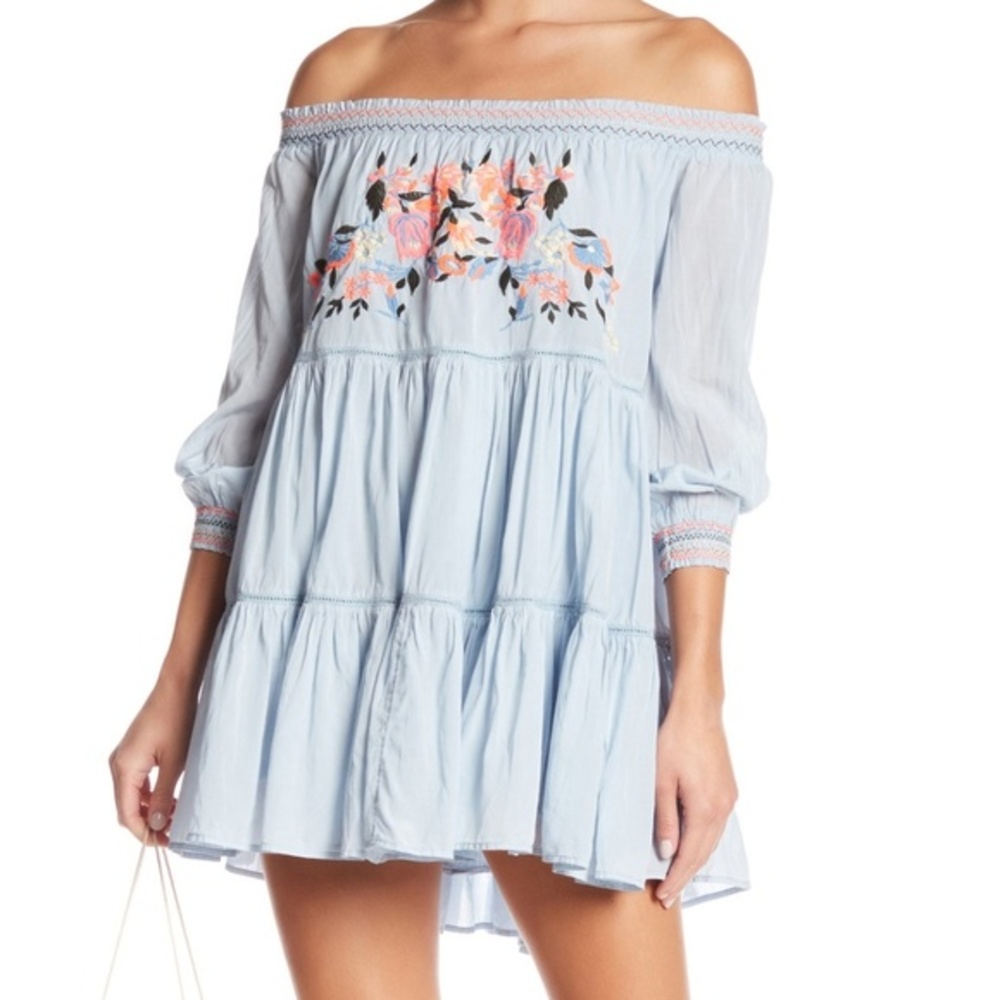 Free People Sunbeams Minidress